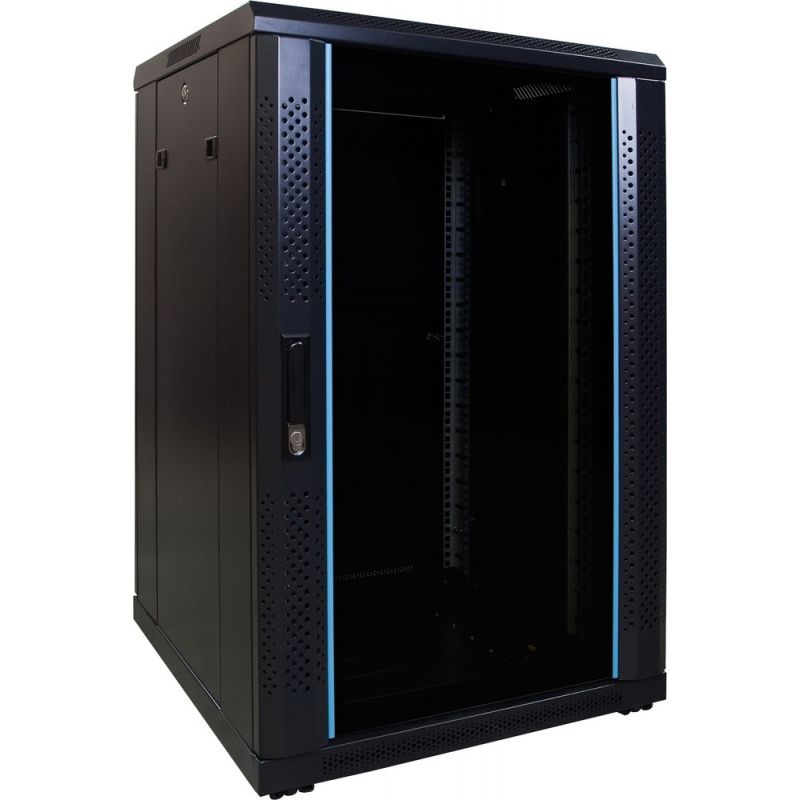 18U Cabinet [600*600] with 600 depth tray / 2 Fan 